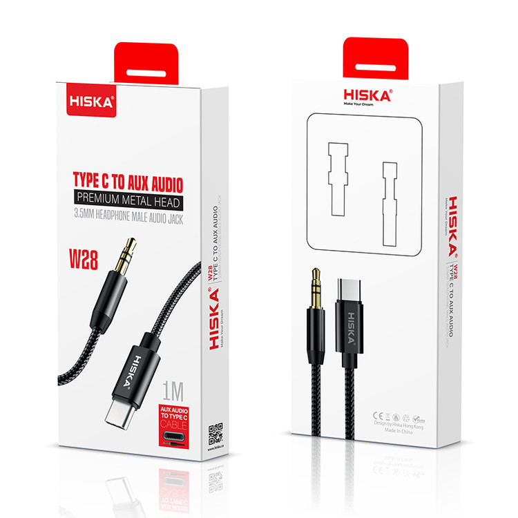 کابل تبدیل USB-C به AUX هیسکا مدل W28