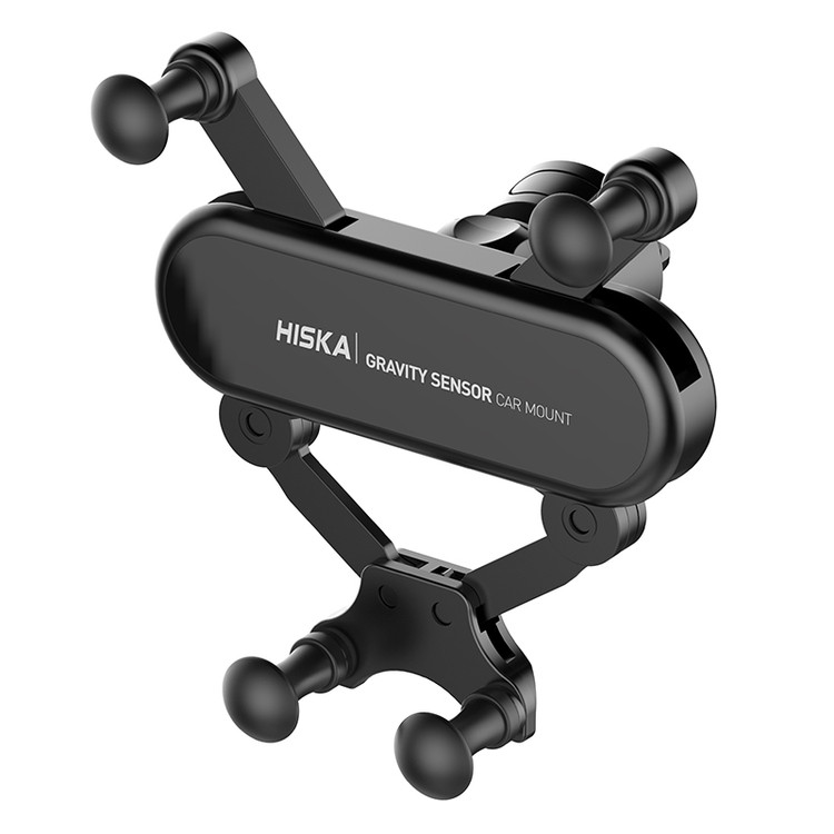 هولدر گوشی موبایل دریچه کولری HISKA مدل HK-2102 مشکی