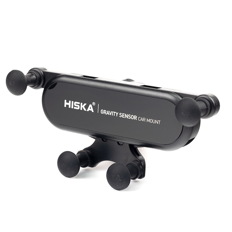 هولدر گوشی موبایل دریچه کولری HISKA مدل HK-2102 مشکی