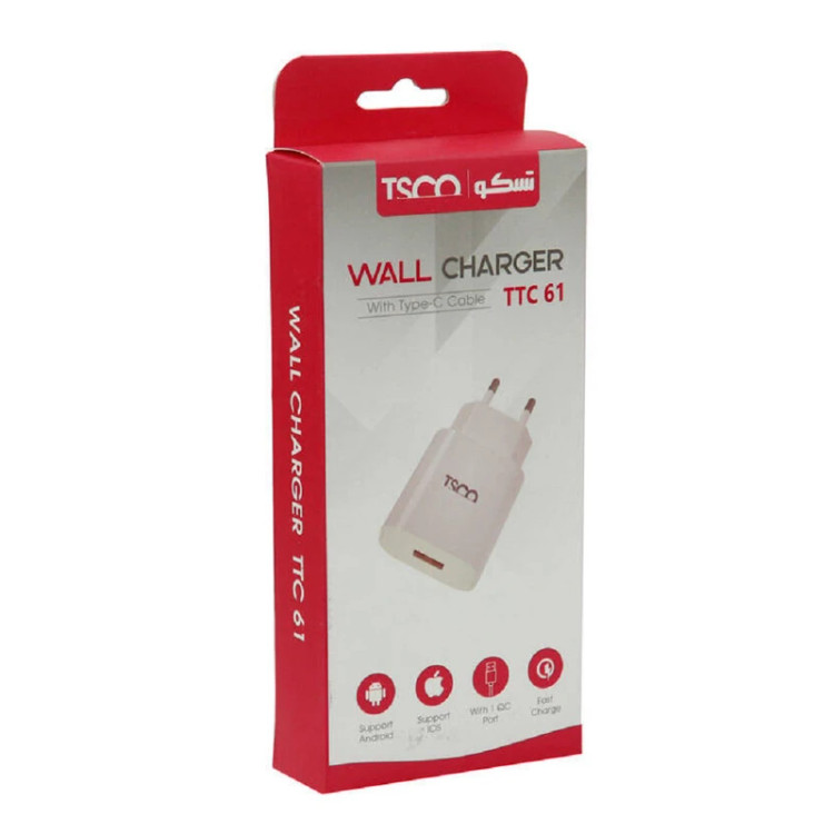 شارژر دیواری تسکو مدل TTC 61