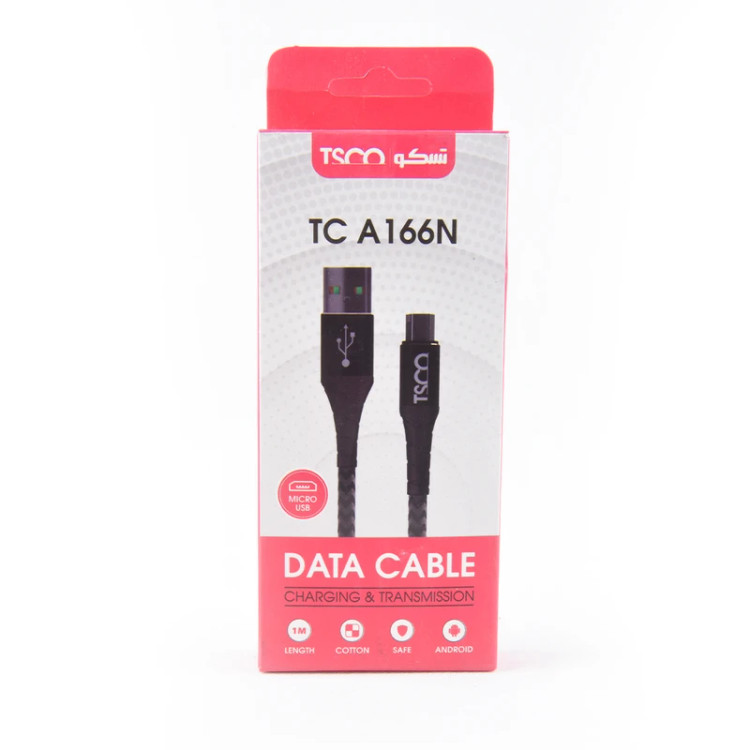 کابل شارژ تسکو مدلTCA 166N مشکی