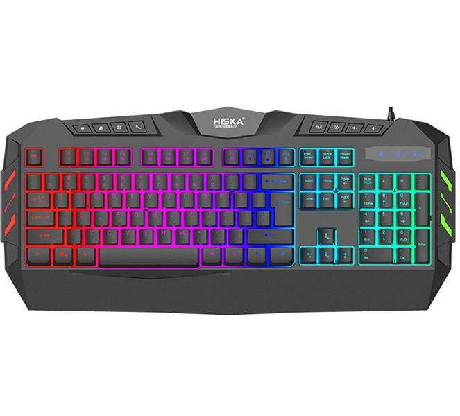 کیبورد گیمینگ هیسکا مدل HX-KEG400 RGB