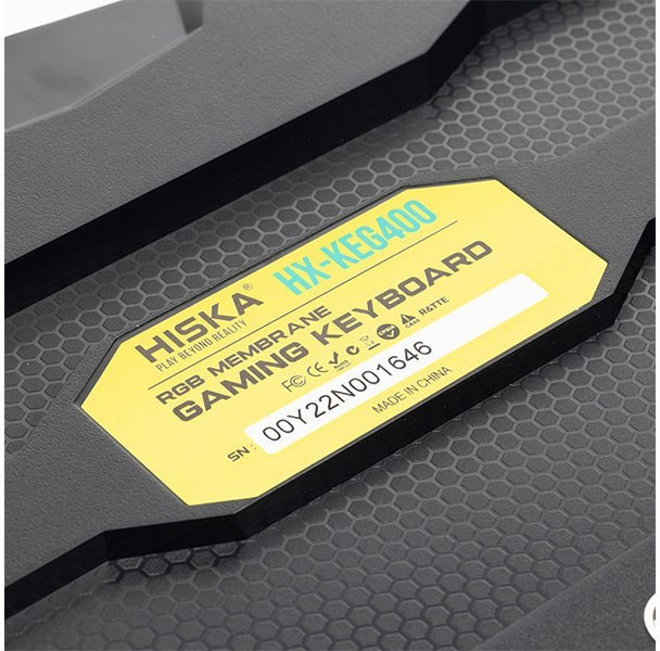 کیبورد گیمینگ هیسکا مدل HX-KEG400 RGB