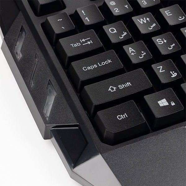 کیبورد گیمینگ هیسکا مدل HX-KEG400 RGB