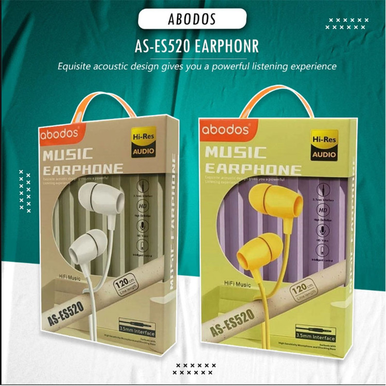 هندزفری سیمی آبودوس مدل ABODOS AS-ES520
