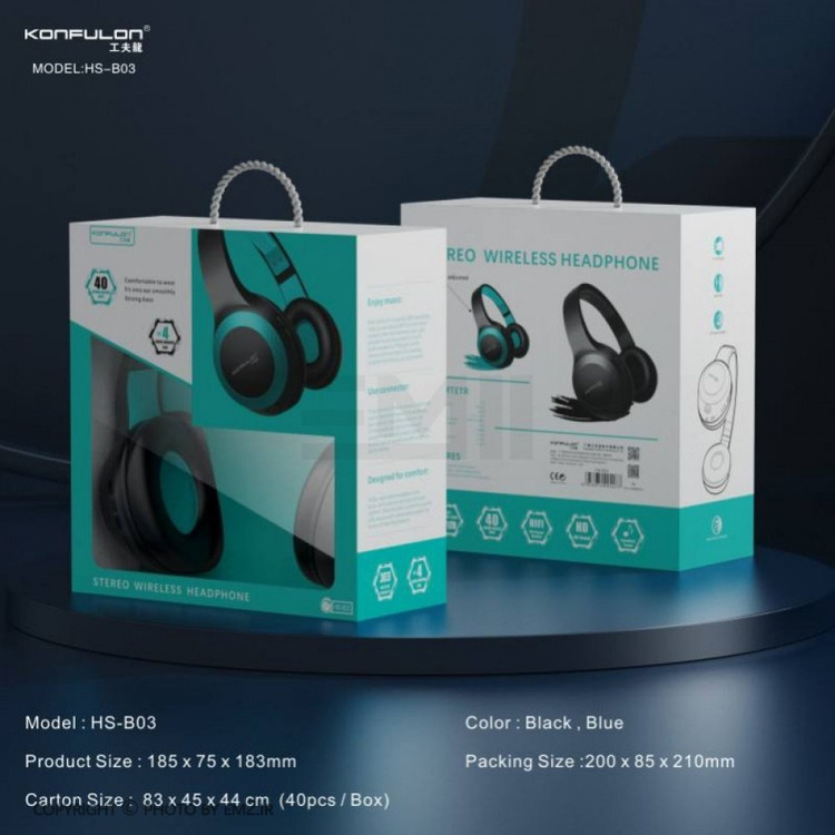 هدفون کانفلون KONFULON مدل HS-B03