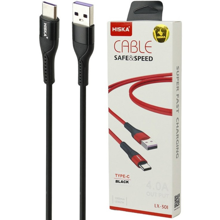 کابل تایپ سی هیسکا مدل LX-301 طول 1 متر