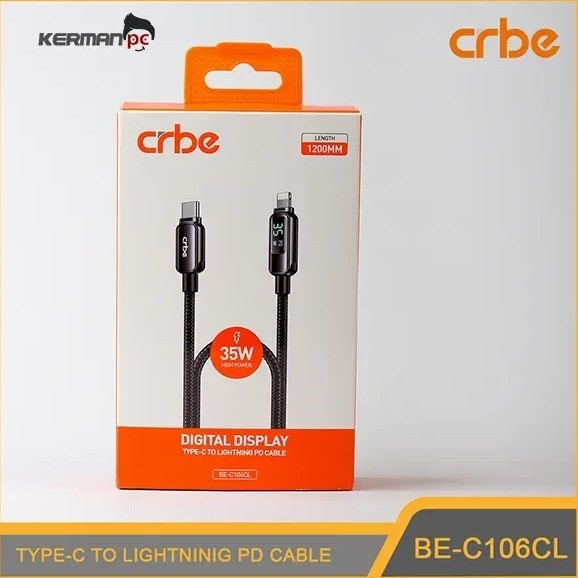 کابل تبدیل USB-C به لایتنینگ کربی مدل BE-C106CL طول 1.2 متر