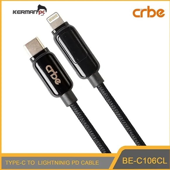 کابل تبدیل USB-C به لایتنینگ کربی مدل BE-C106CL طول 1.2 متر