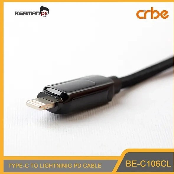 کابل تبدیل USB-C به لایتنینگ کربی مدل BE-C106CL طول 1.2 متر