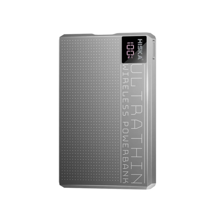 پاوربانک وایرلس هیسکا مدل HP-124PD ظرفیت 10000 میلی آمپر ساعت