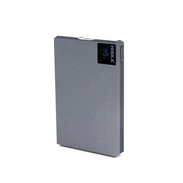 پاوربانک وایرلس هیسکا مدل HP-124PD ظرفیت 10000 میلی آمپر ساعت