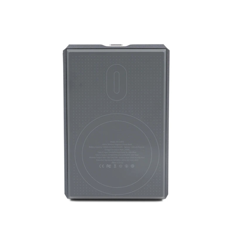 پاوربانک وایرلس هیسکا مدل HP-124PD ظرفیت 10000 میلی آمپر ساعت