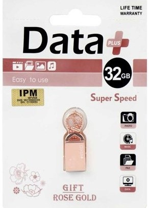 فلش مموری USB2 دیتا پلاس مدل gift گلد ظرفیت 16 گیگابایت 32 گیگابایت 64 گیگابایت