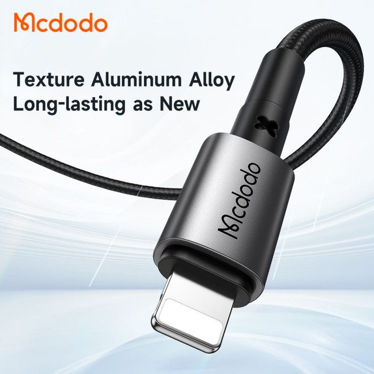 کابل شارژ سریع لایتنینگ 3 آمپر مک دودو مدل MCDODO CA-3580 طول 1.2متر