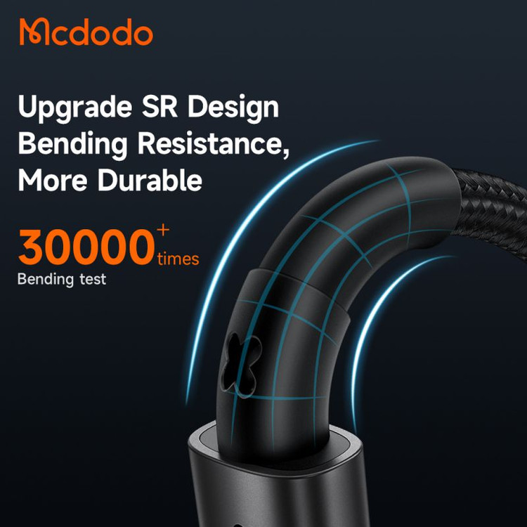 کابل شارژ فوق سریع USB به تایپ سی 100 واتی مک دودو مدل MCDODO CA-3590 طول 1.2متر