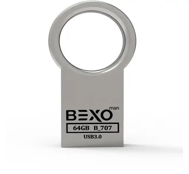 فلش 64 گیگ Bexo B-707 USB 3.0 بکسو من گارانتی مادام شرکت آواتک