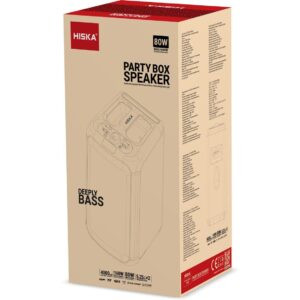 اسپیکر بلوتوثی خانگی هیسکا مدل Hiska PARTY BOX 1020