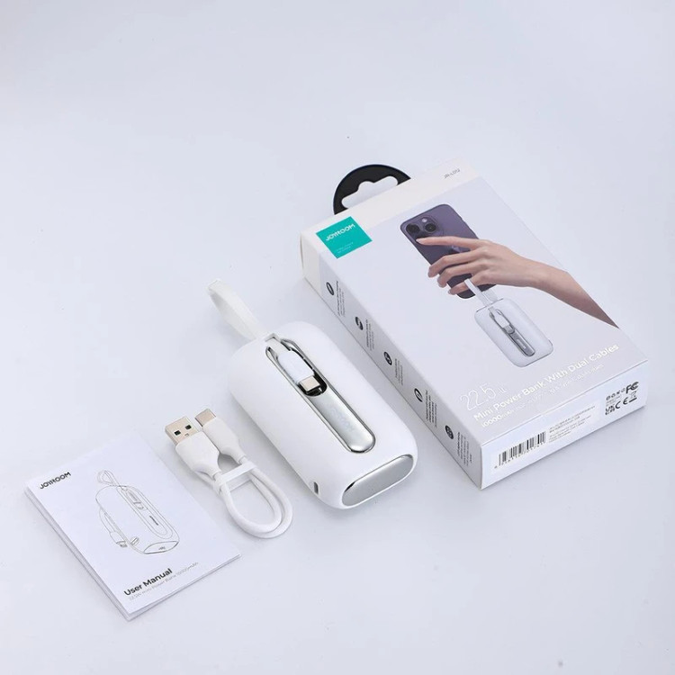 پاوربانک جوی روم مدل JR-L012 mini ظرفیت 10000 میلی آمپر ساعت