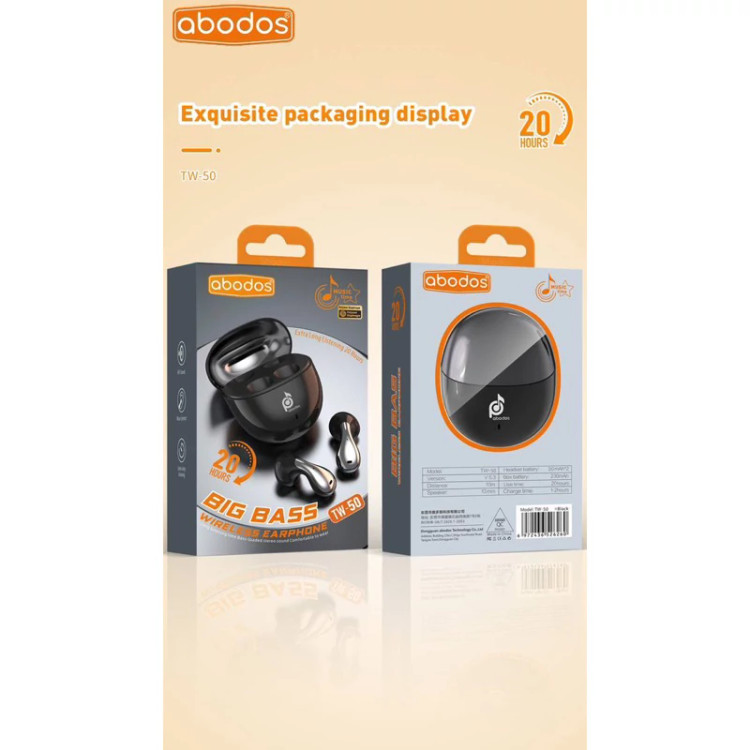 هندزفری بلوتوثی آبودوس مدل Abodos TW-50