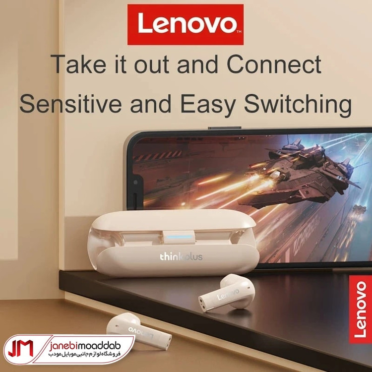 هندزفری بلوتوثی اورجینال LENOVO مدل TW60W