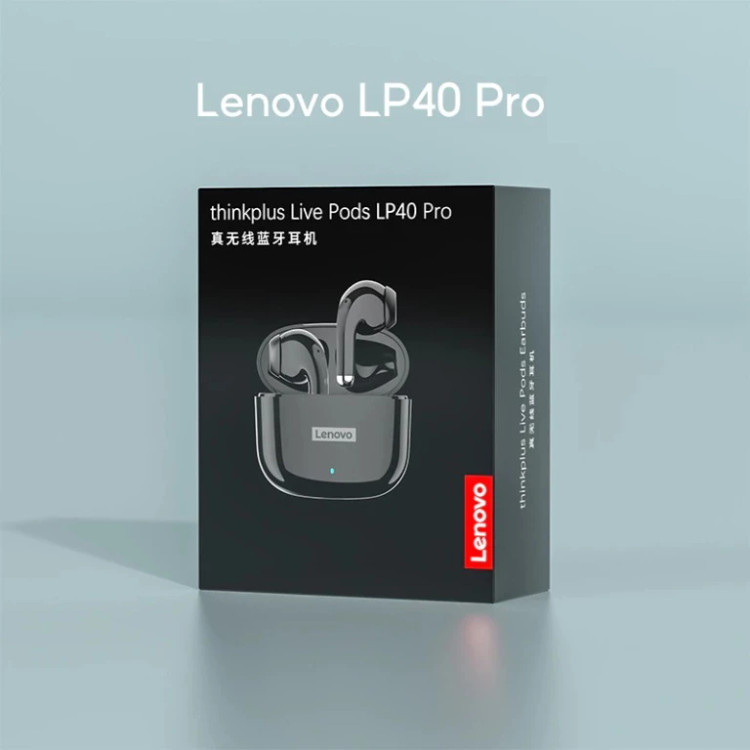 هدست بی سیم لنوو مدل MAH LP40 PRO SEMI IN EAR STEREOO