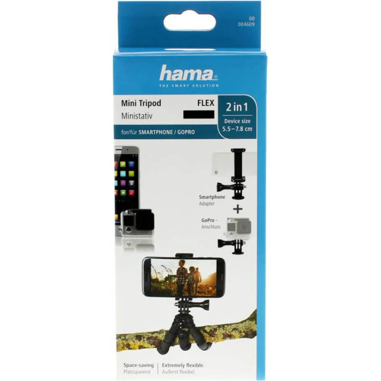 سه پایه نگهدارنده گوشی موبایل هاما مدل Flex -4609