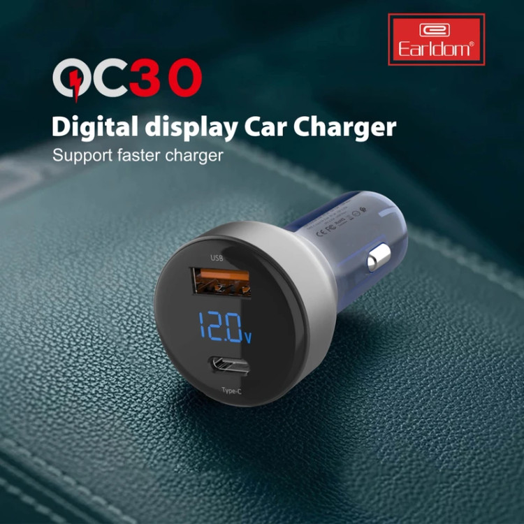 شارژر فندکی ارلدام مدل ES-CC10 63W