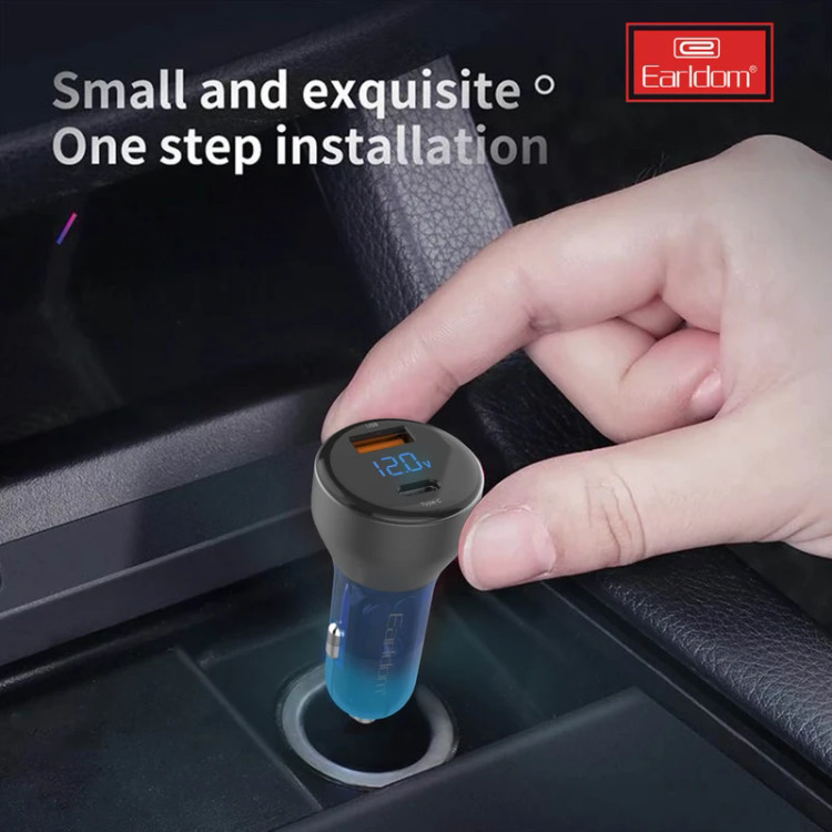 شارژر فندکی ارلدام مدل ES-CC10 63W