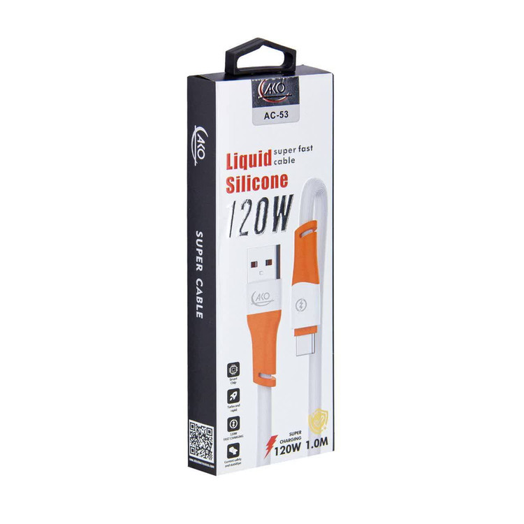 کابل فست شارژ USB به Type-C آکو مدل AC-53