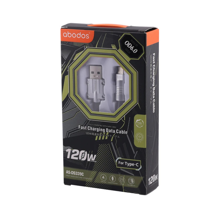 کابل تبدیل USB به USB-C آبودوس مدل As-DS339C طول 1 متر