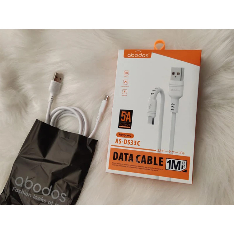 کابل تبدیل USB به USB-C ابودوس مدل AS-DS33C طول 1 متر