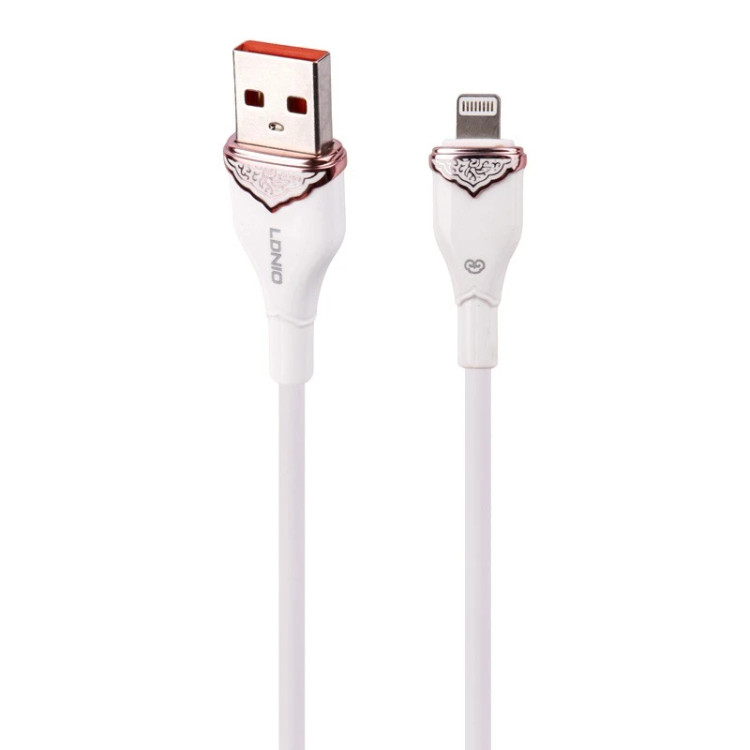کابل تبدیل USB به لایتنینگ الدینیو مدل LS822 طول 2 متر