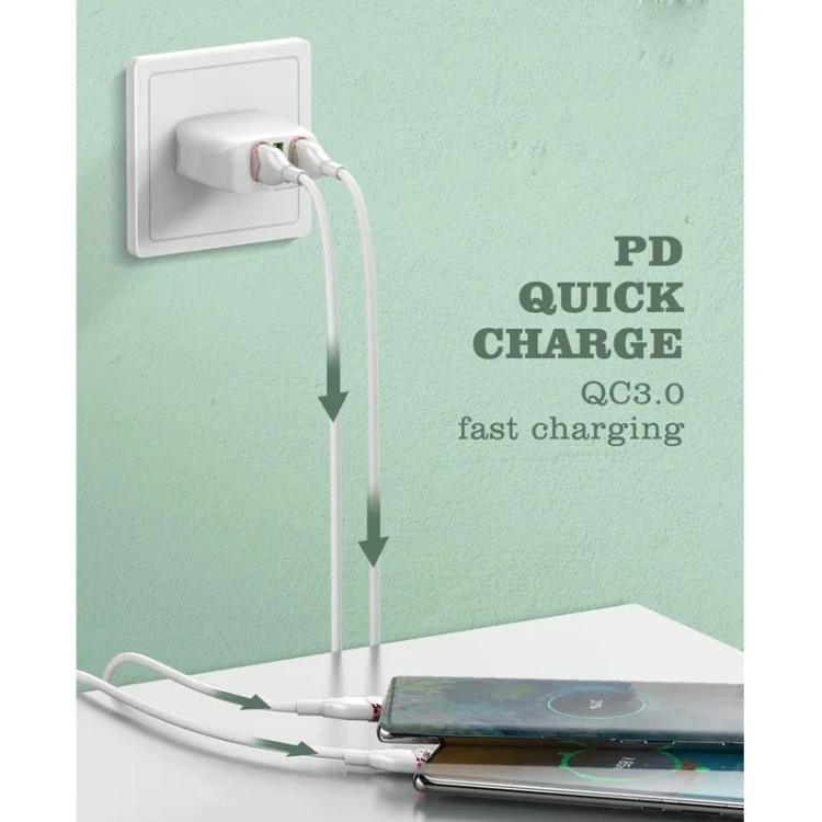 کابل تبدیل USB به لایتنینگ الدینیو مدل LS822 طول 2 متر