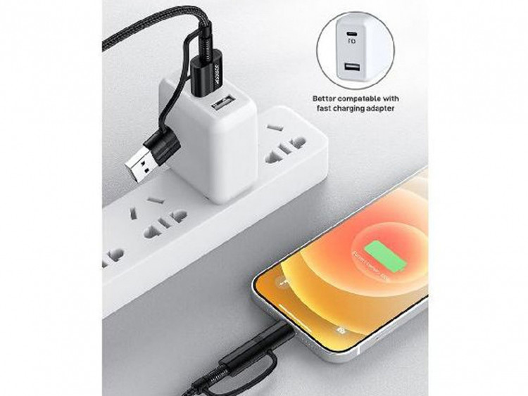 کابل چندمنظوره تایپسی و لایتنینگ جویروم JOYROOM Multifunctional Cable Type-C To Type-C-Type-C To Iphone G3