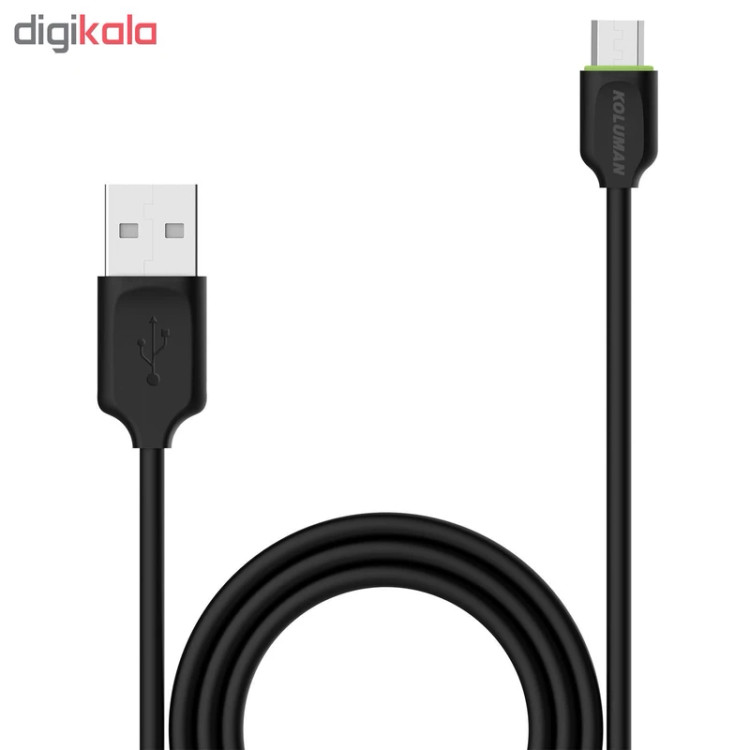 کابل تبدیل USB به koluman MicroUSB مدل KD-26 طول 1 متر