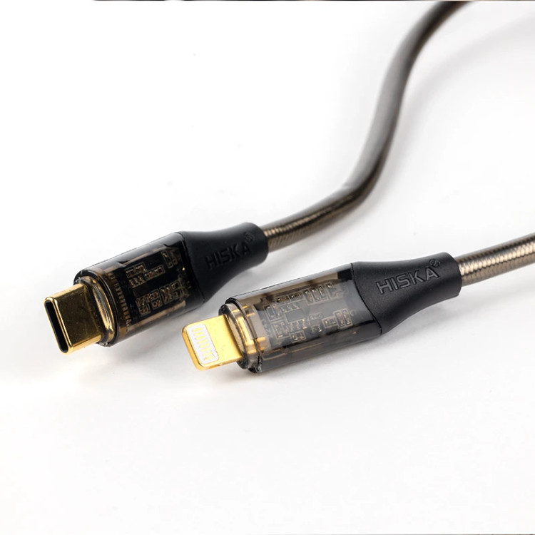 کابل تبدیل لایتنینگ به USB-C هیسکا مدل LX-11CI طول 1 متر