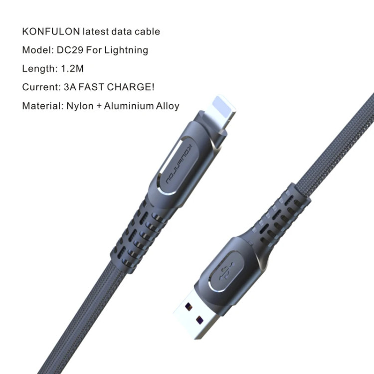 کابل تبدیل USB به لایتنینگ کانفلون مدل DC29 طول 1 متر