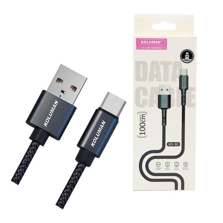 کابل شارژر و انتقال دیتا KOLUMAN مدل KD-30