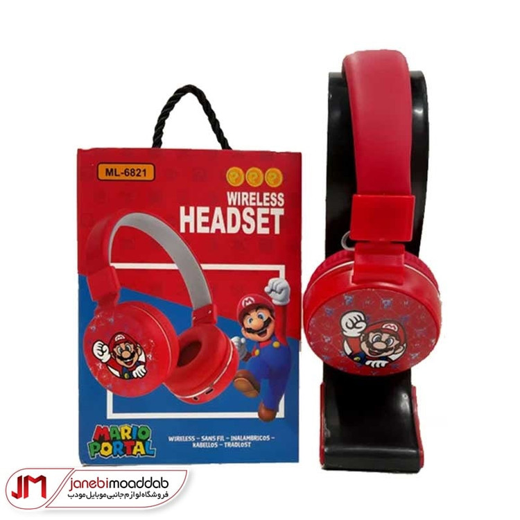 هدست بلوتوثی فانتری طرح MARIO مدل ML-6821