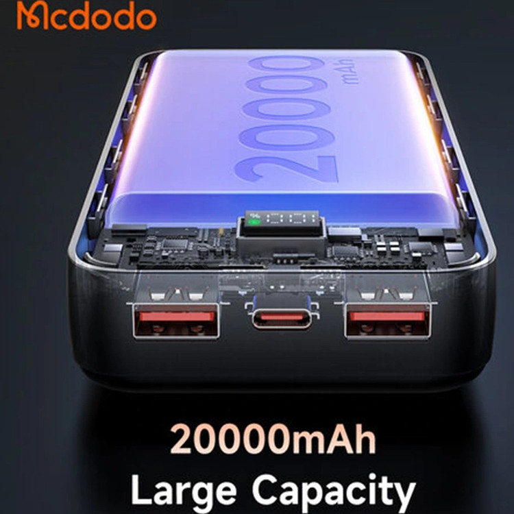 پاوربانک مک دودو 20000 میلی آمپر 22.5 واتی مدل Mcdodo MC-423