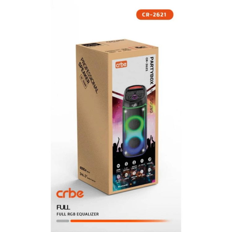 خرید و قیمت اسپیکر پارتی باکس کربی مدل CR-2621