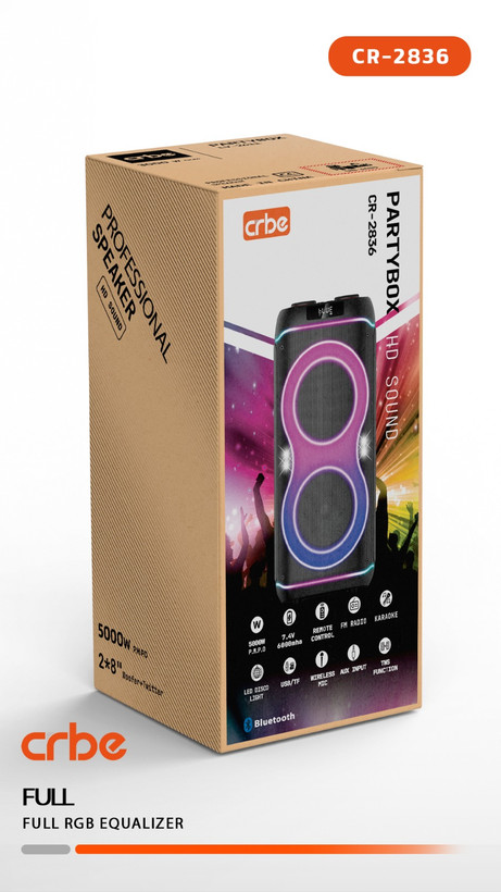 اسپیکر پارتی باکس Crbe کربی مدل CR-2836