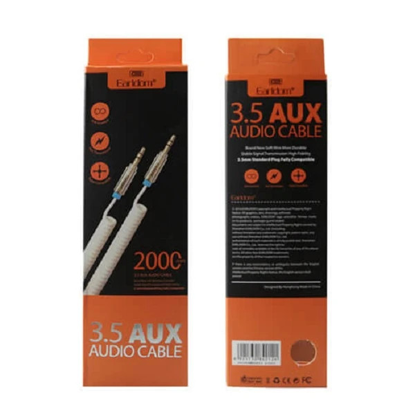 کابل AUX ارلدام مدل ET-AUX12 طول 2 متر