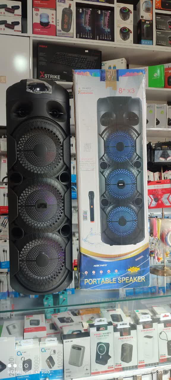 اسپیکر بلوتوثی قابل حمل مدل RX-8302