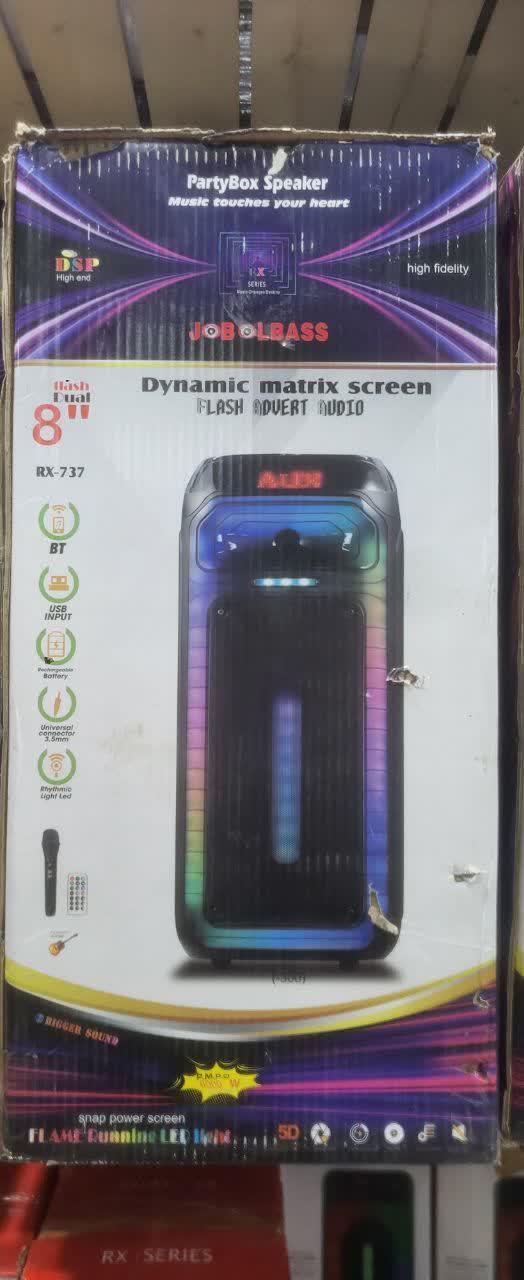 اسپیکر بلوتوثی قابل حمل مدل Party box RX737