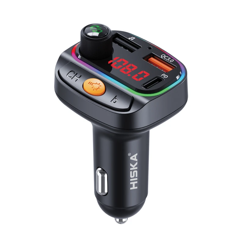 پخش‌کننده اف ام و شارژر فندکی خودرو هیسکا مدل HCC-339