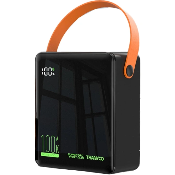 پاوربانک فست شارژ Tranyoo 100000mAh مدل T-F28 22.5W - مشکی