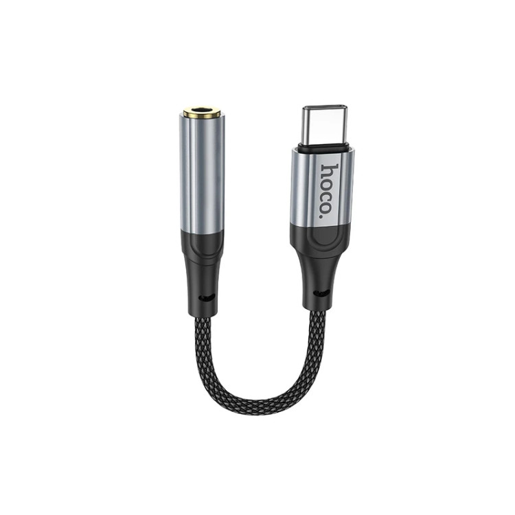 مبدل AUX OTG به USB-C هوکو مدل LS36