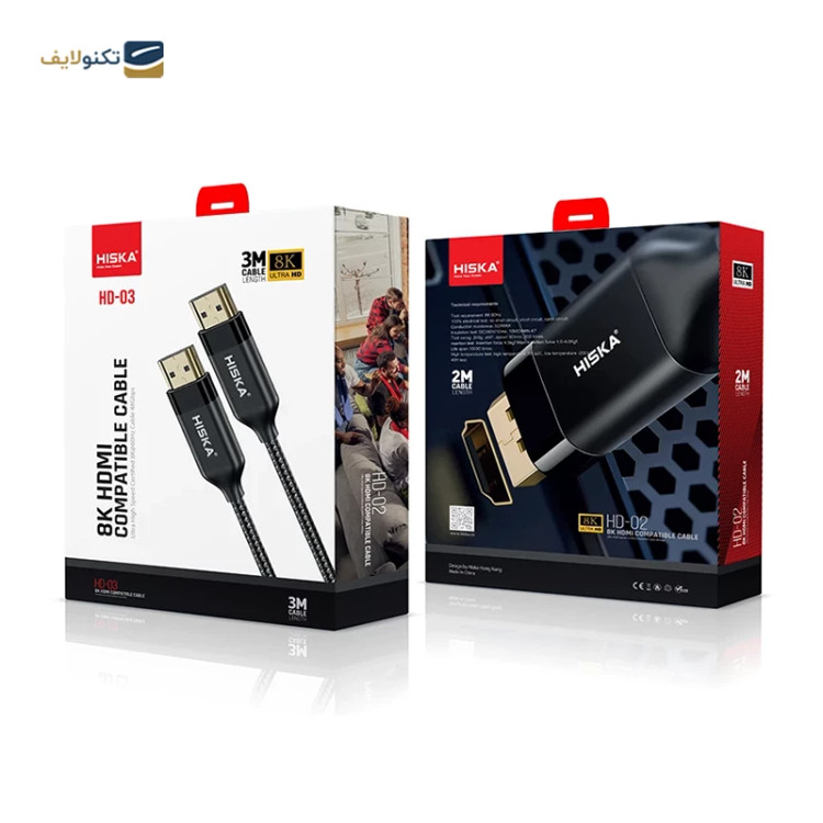 کابل HDMI 8K هیسکا مدل HD-03 طول 3 متر